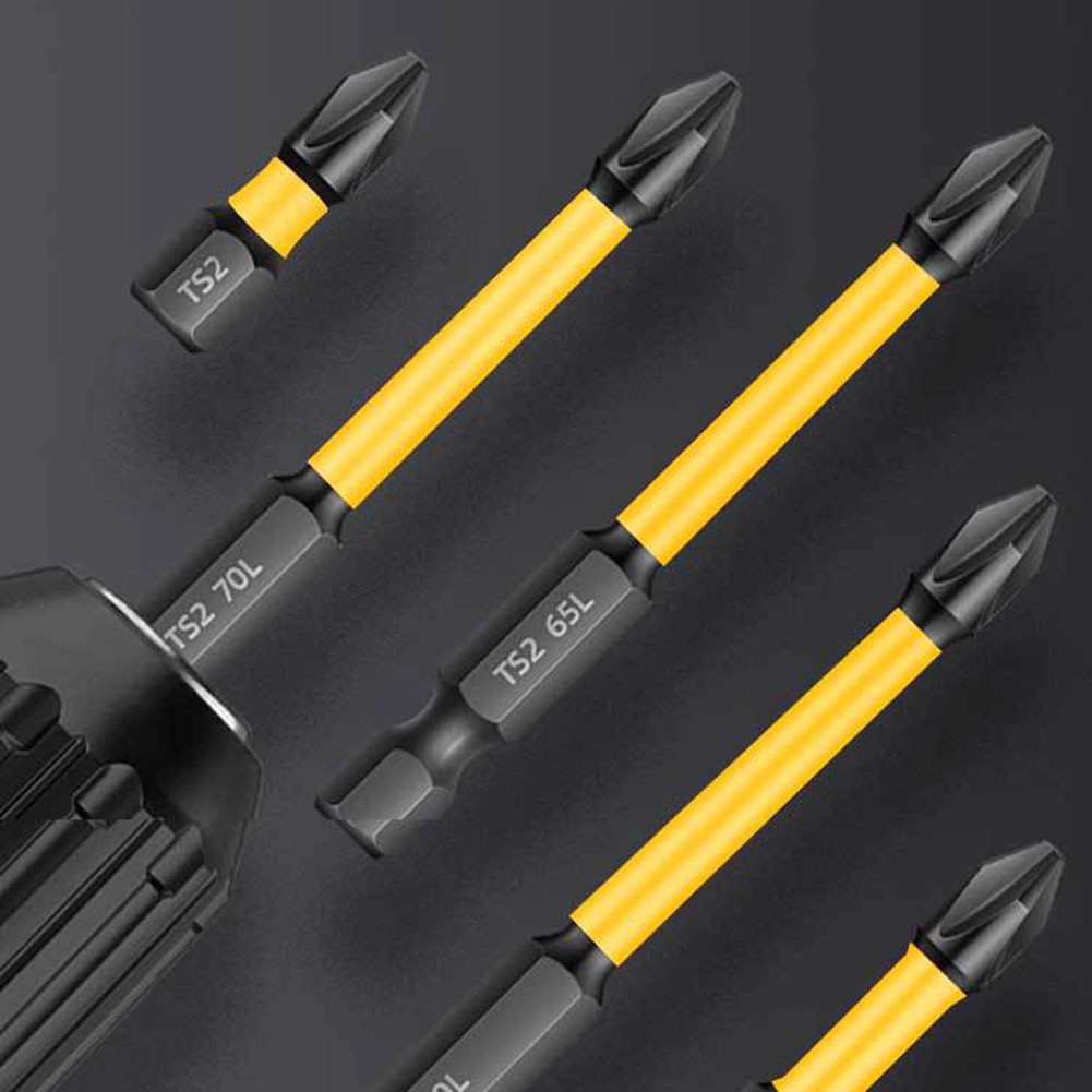 Jeu de tournevis électriques noir/jaune embouts hexagonaux traités thermiqueme - Picture 49 of 51