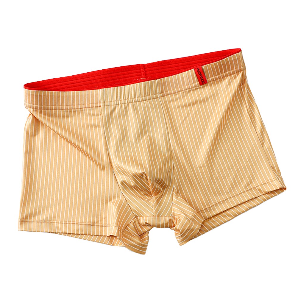 Sexy Herren Unterwäsche Boxershorts Eis Seide Streifen Beutel Dessous Männer H - Bild 20 von 22