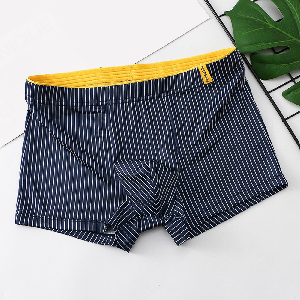 Sexy Herren Unterwäsche Boxershorts Eis Seide Streifen Beutel Dessous Männer H - Bild 13 von 22