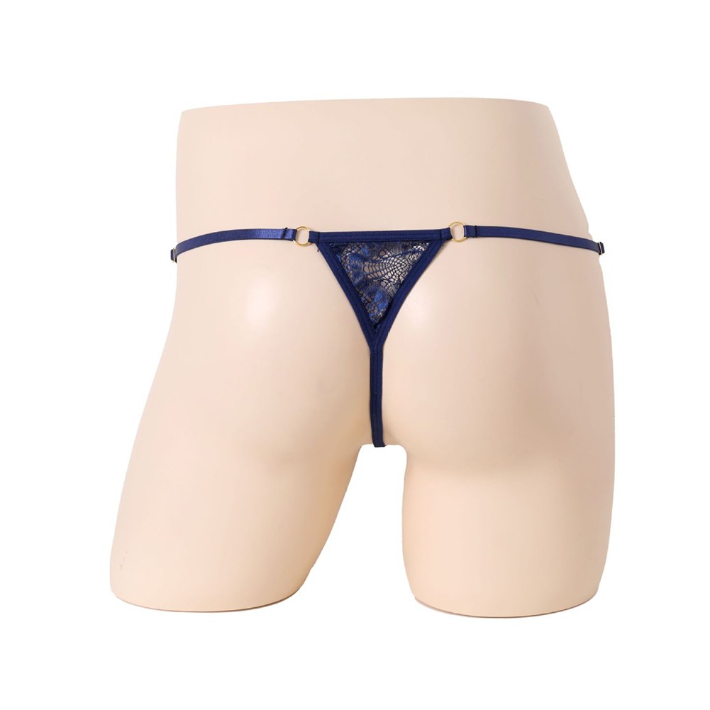 Men's Sexy G String Thongs with Lace Detailing and Sissy Panties Lingerie - Picture 16 of 19