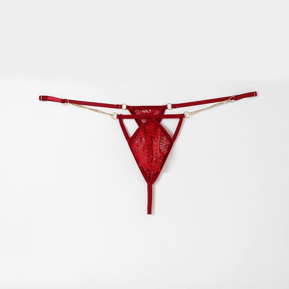 Men's Sexy G String Thongs with Lace Detailing and Sissy Panties Lingerie - Picture 17 of 19