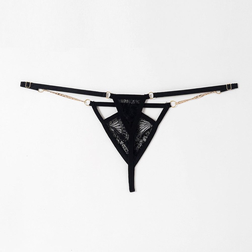 Men's Sexy G String Thongs with Lace Detailing and Sissy Panties Lingerie - Picture 10 of 19