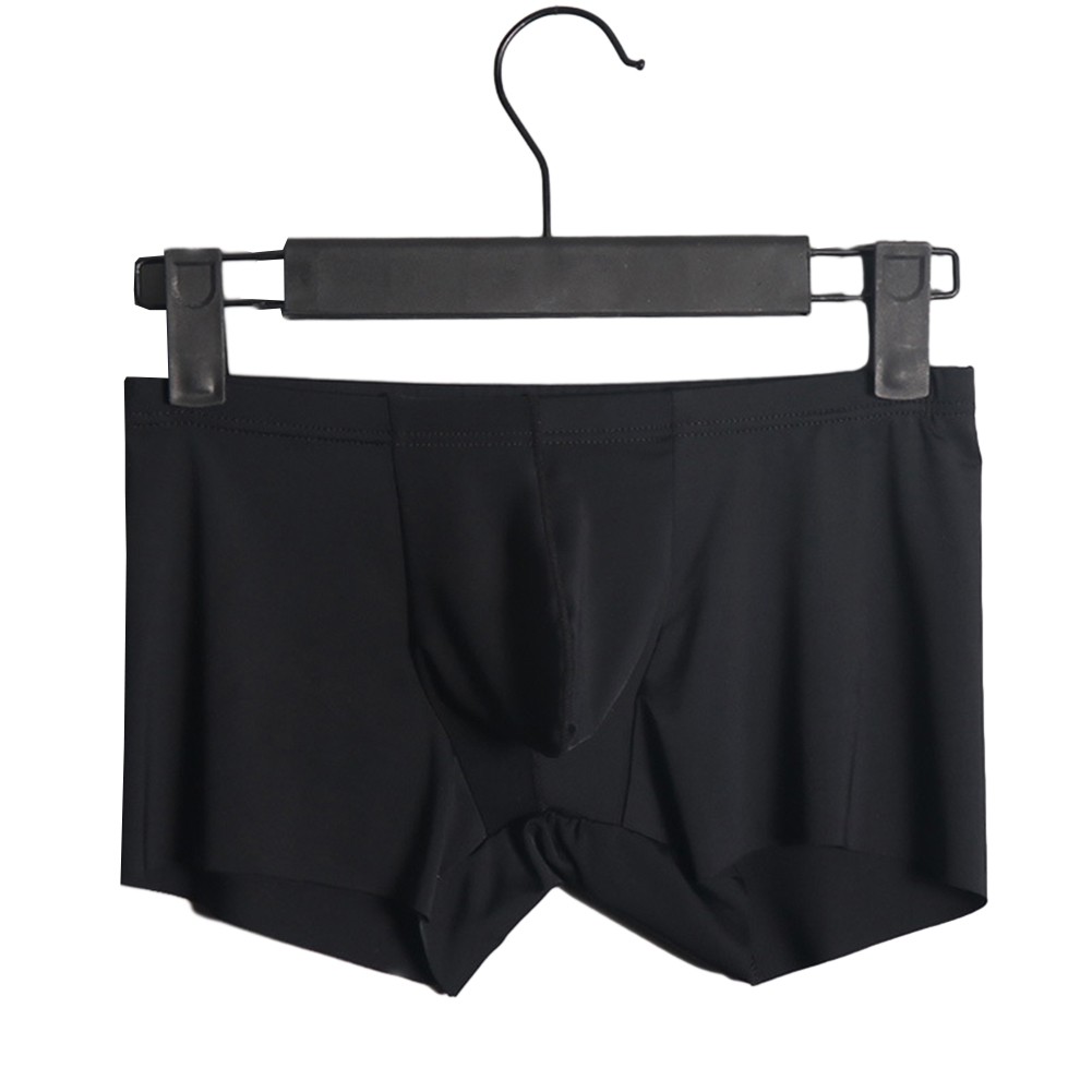 Sexy and Breathable Mens Boxer Briefs with Bulge Pouch made from Ice Silk - Picture 14 of 20