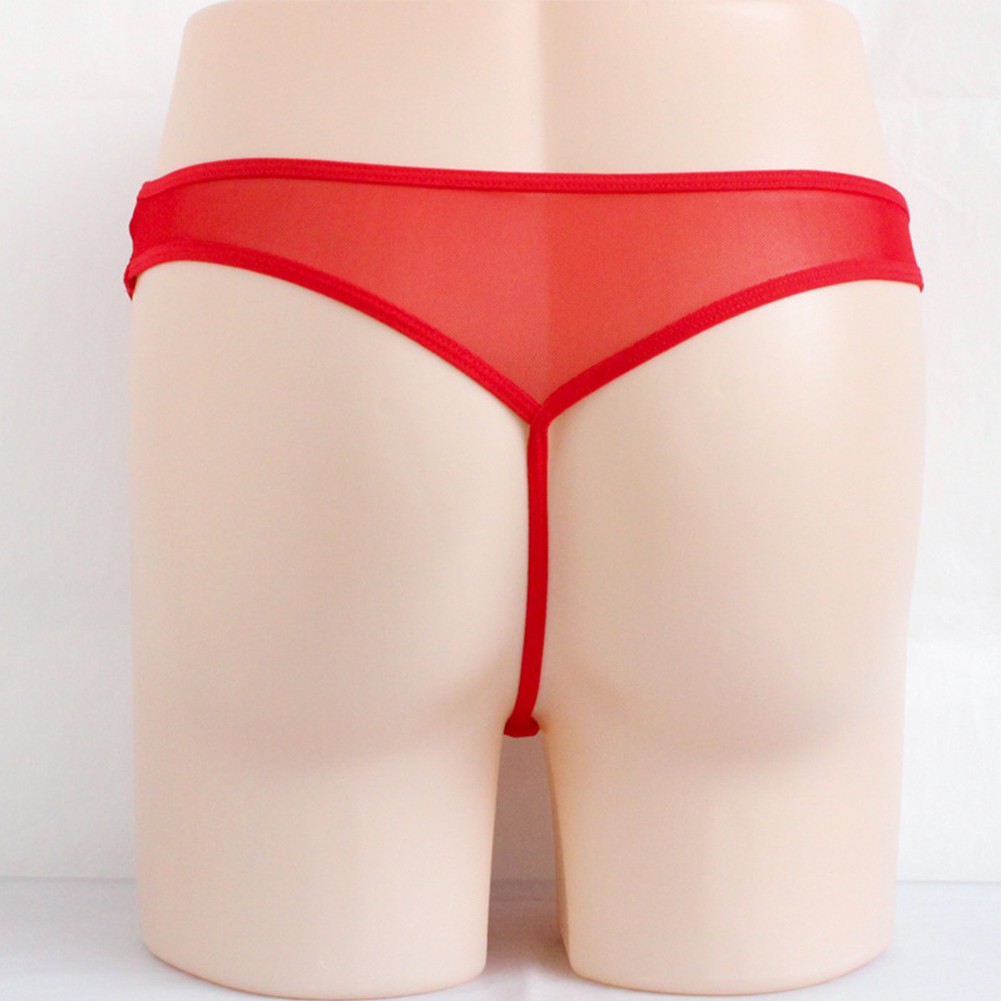 Männer Sexy String Pouch Tanga G String T Back Dünne Mesh acheter Sieh Through Briefs