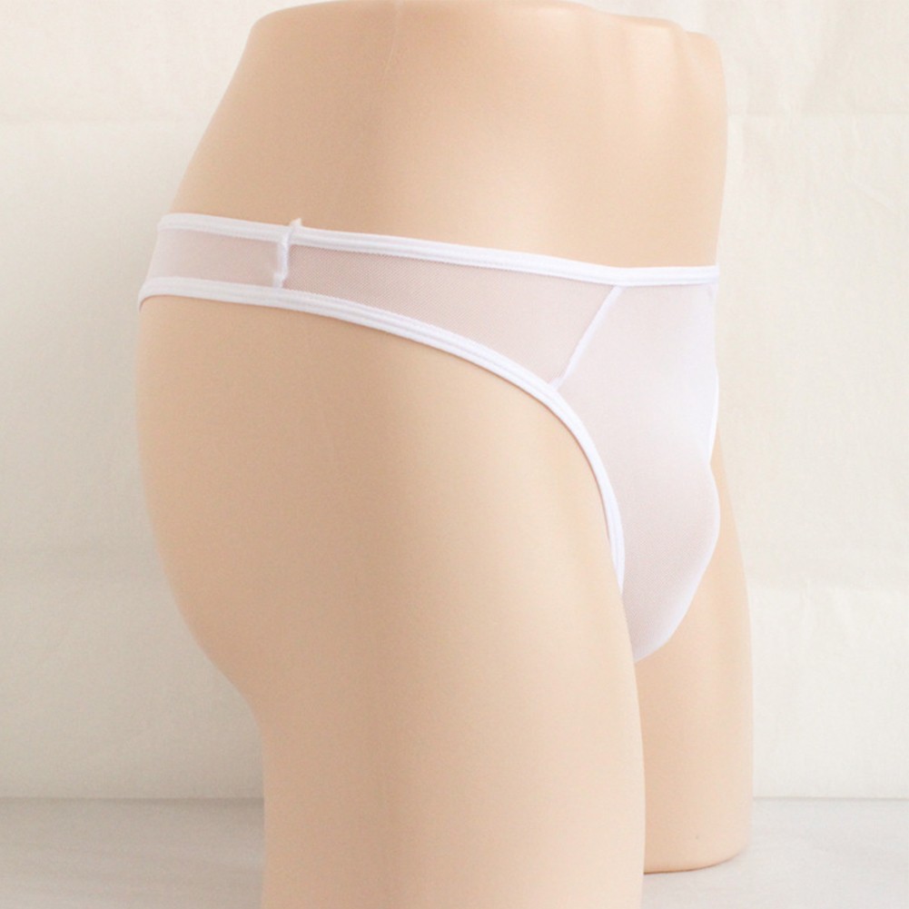 Männer Sexy String Pouch Tanga G String T Back Dünne Mesh acheter Sieh Through Briefs