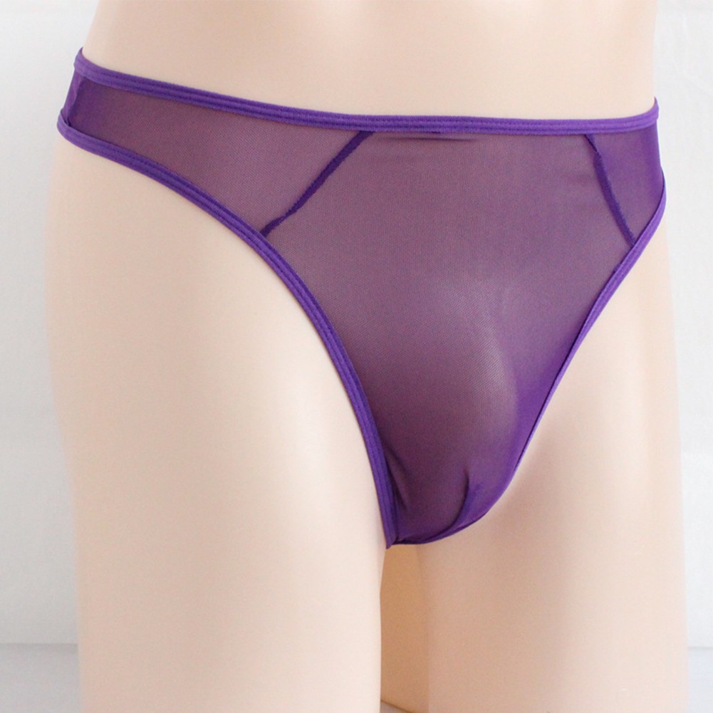 Herren Sexy String Tanga G String T Back D��nne Mesh tendance Sieh Through Slips