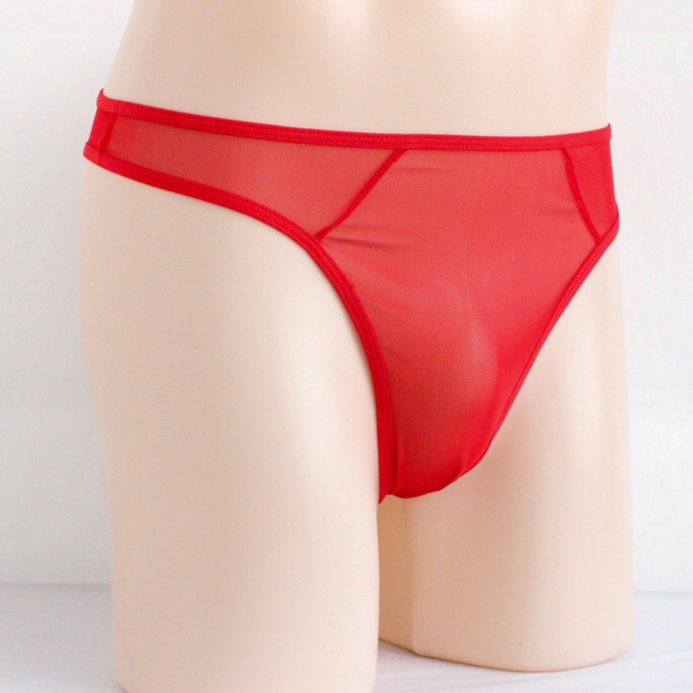 Herren Sexy String Tanga G String T Back D��nne Mesh Sieh économies Through Slips