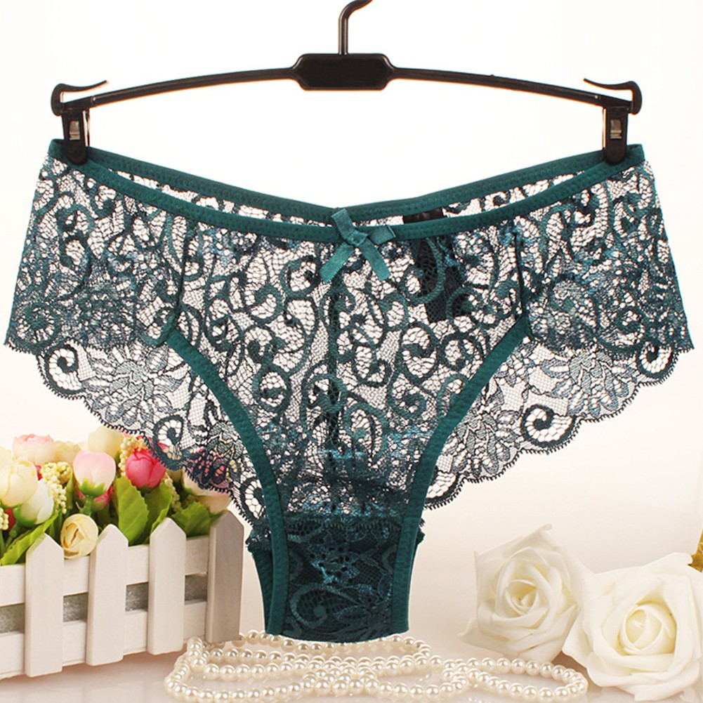 Comfortable and Elegant Women's Seamless Lace Underwear Panties Thongs