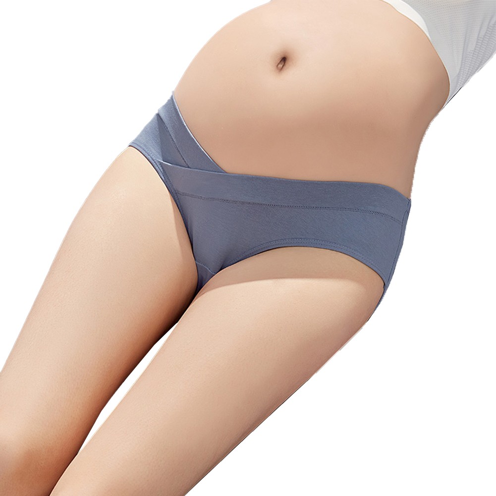 Pure Cotton Low Waist Maternity Panties Ideal for Post Pregnancy