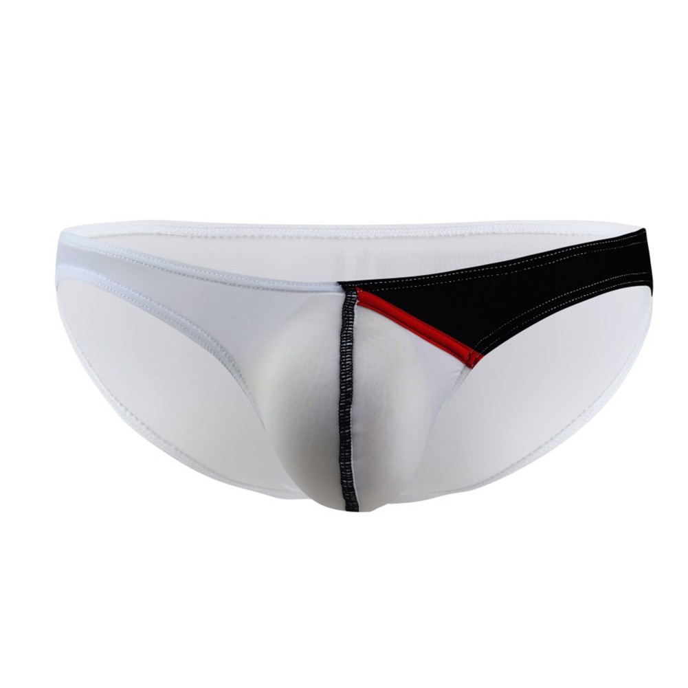 Lightweight Men's Ice Silk Bikini Briefs Trunks Underwear Shorts White M 2XL - Picture 14 of 27
