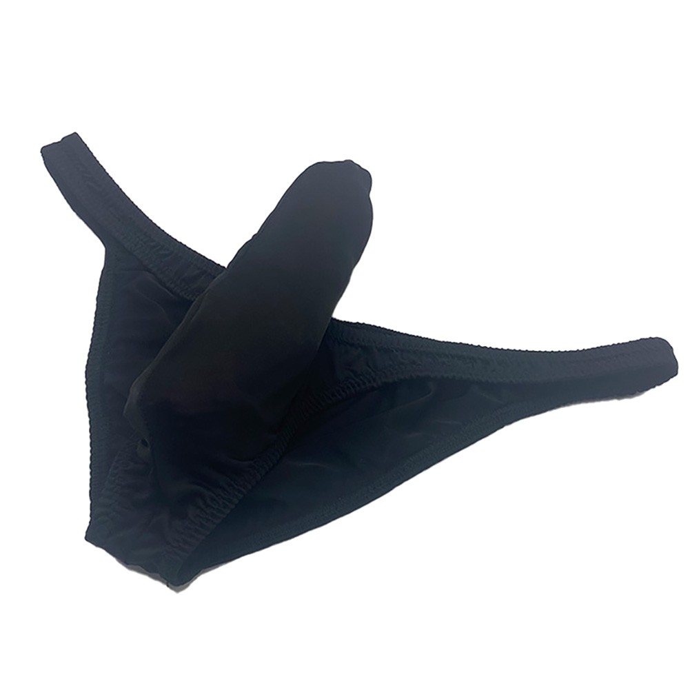 Men's Sexy Nylon Low Rise G String Thong Underwear Solid Color Choices - Picture 7 of 10