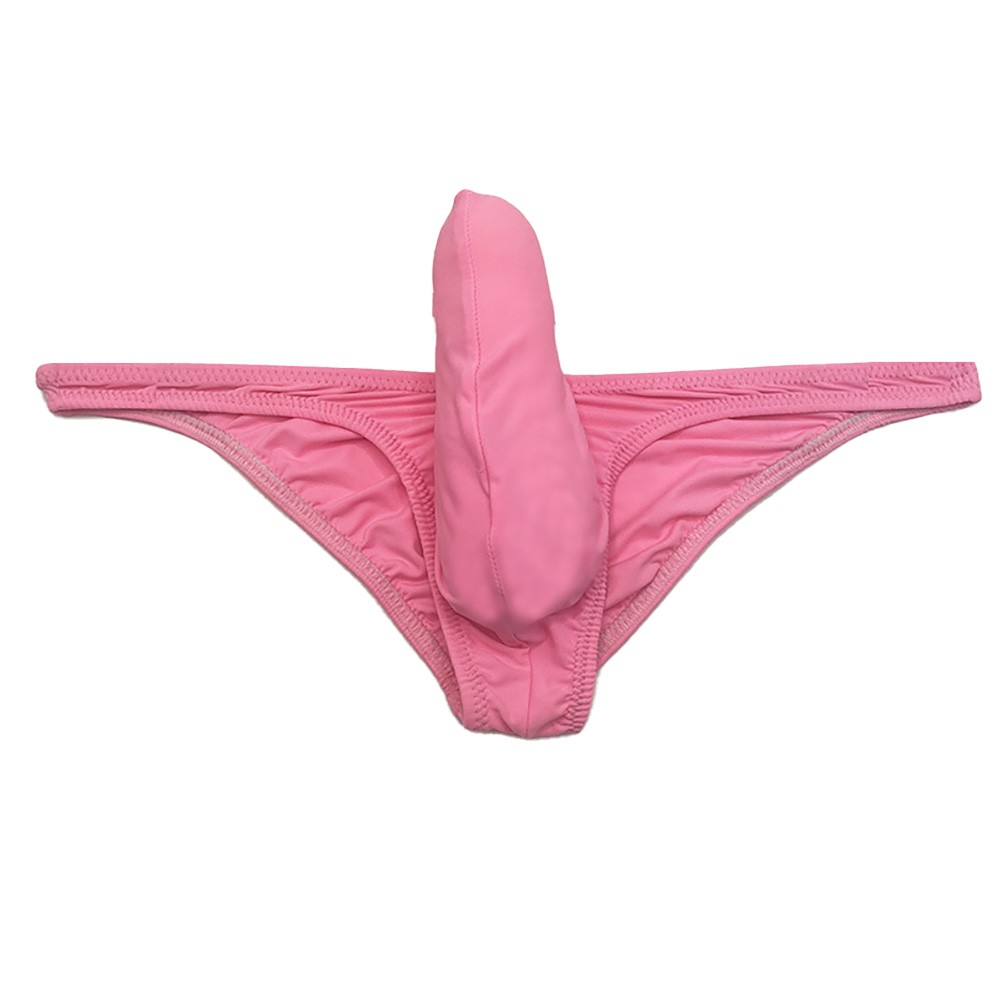 Men's Sexy Nylon Low Rise G String Thong Underwear Solid Color Choices - Picture 9 of 10