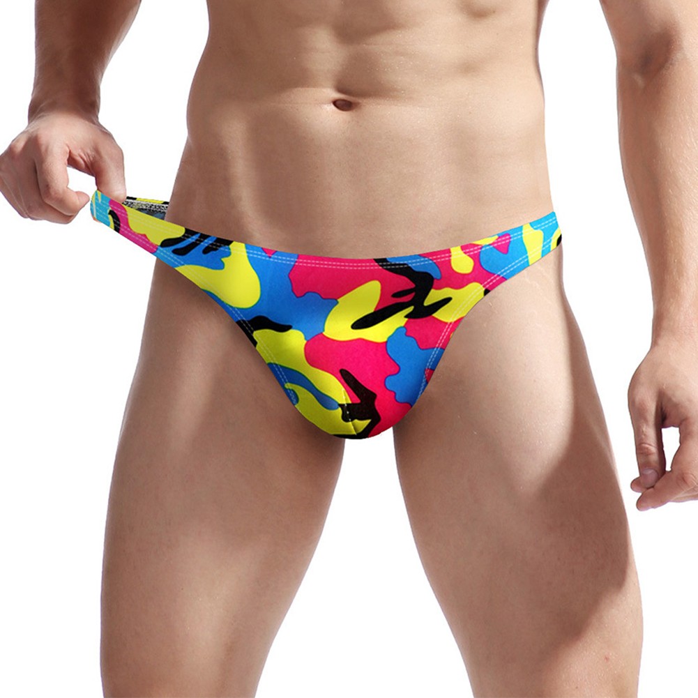 Soldes String bikini homme élégant et confortable rehausse pochette disponible en A ou B
