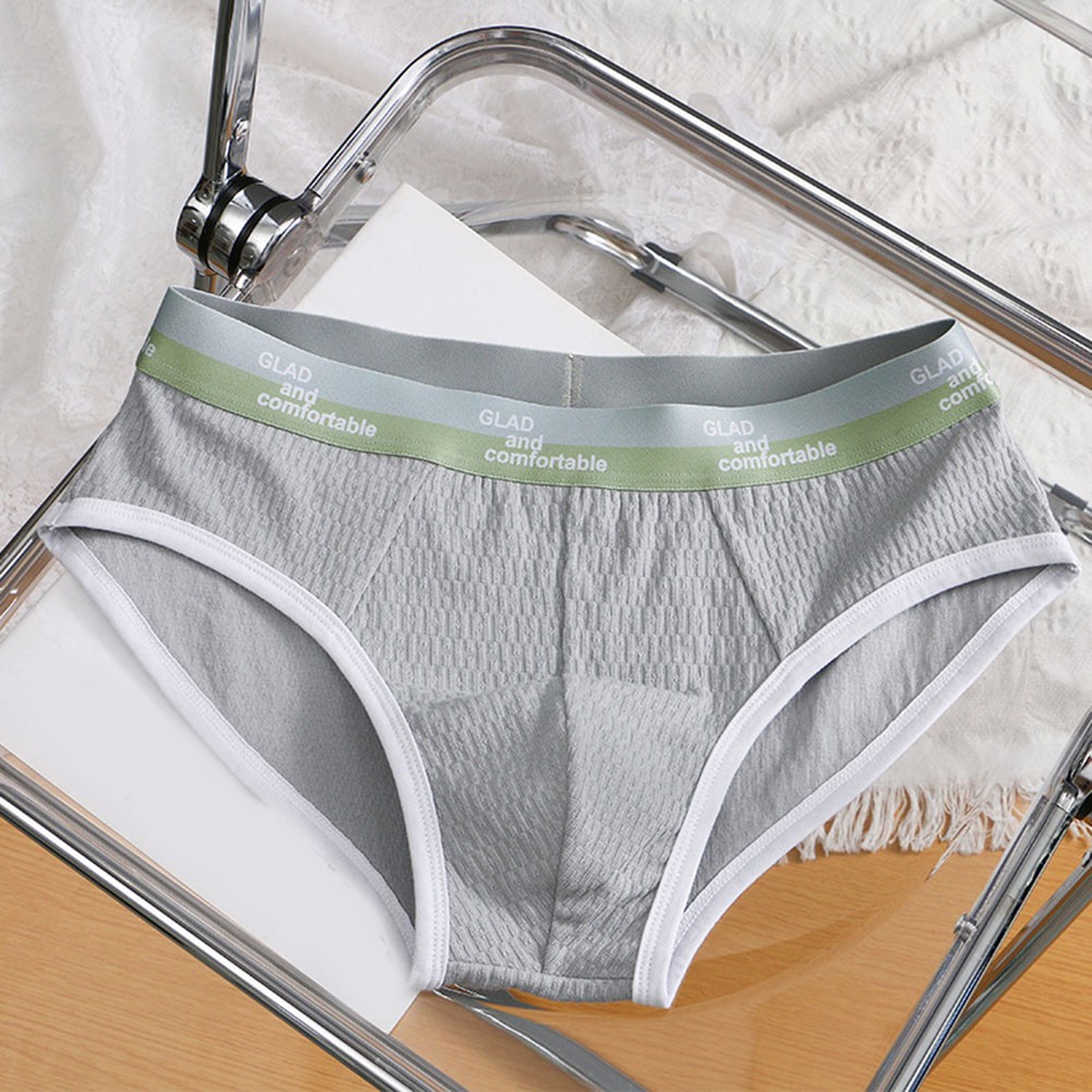 Brief Underwear Elastic Hygroscopic Lingerie Low Waist Breathable Cotton
