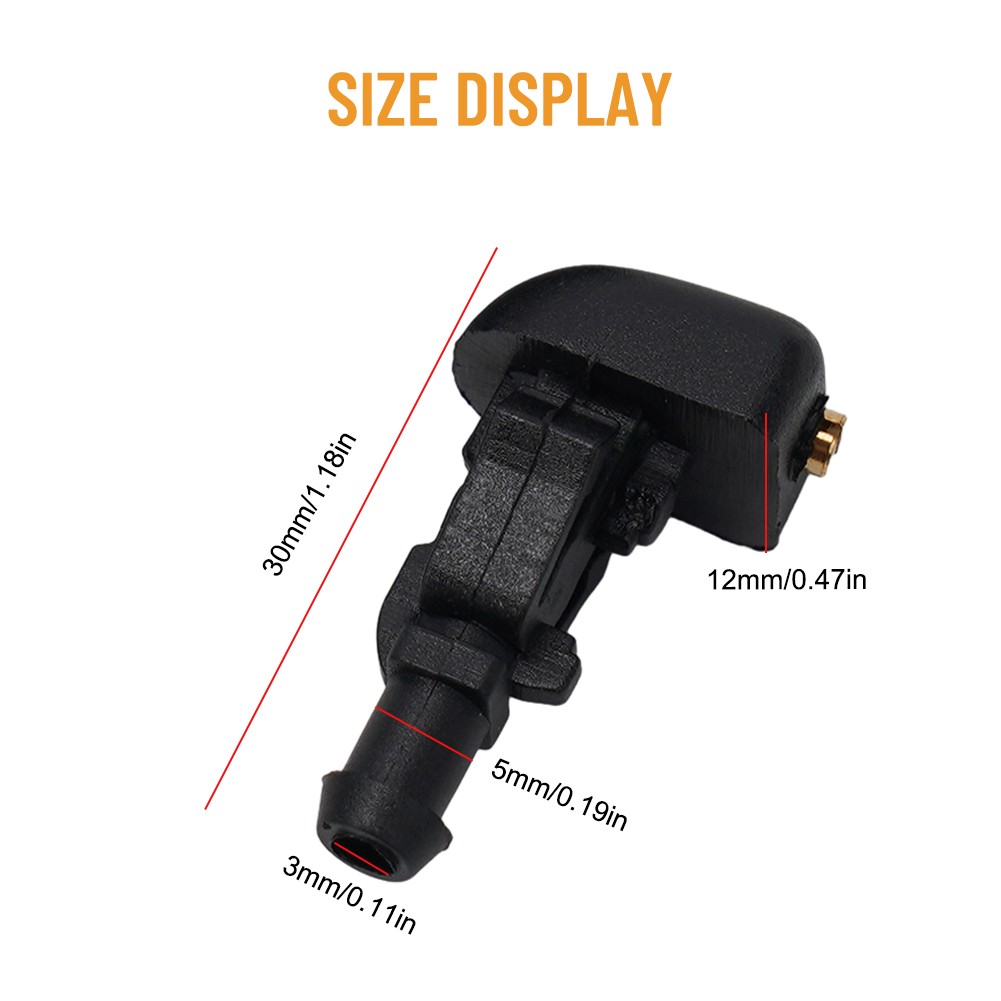 Jet Nozzle Windshield Washer Nozzle 3W7Z17603AA For Ford F-150 High Quality - Picture 12 of 18
