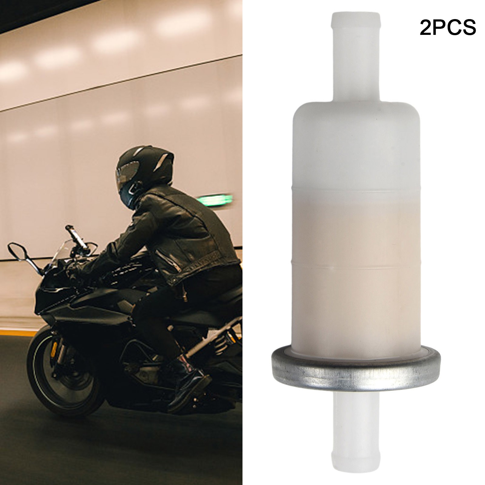 Filtro carburante per Hawk 650 per Honda plastica 16900-MG8-003 diametro 1-1/4\" - Foto 8 di 12