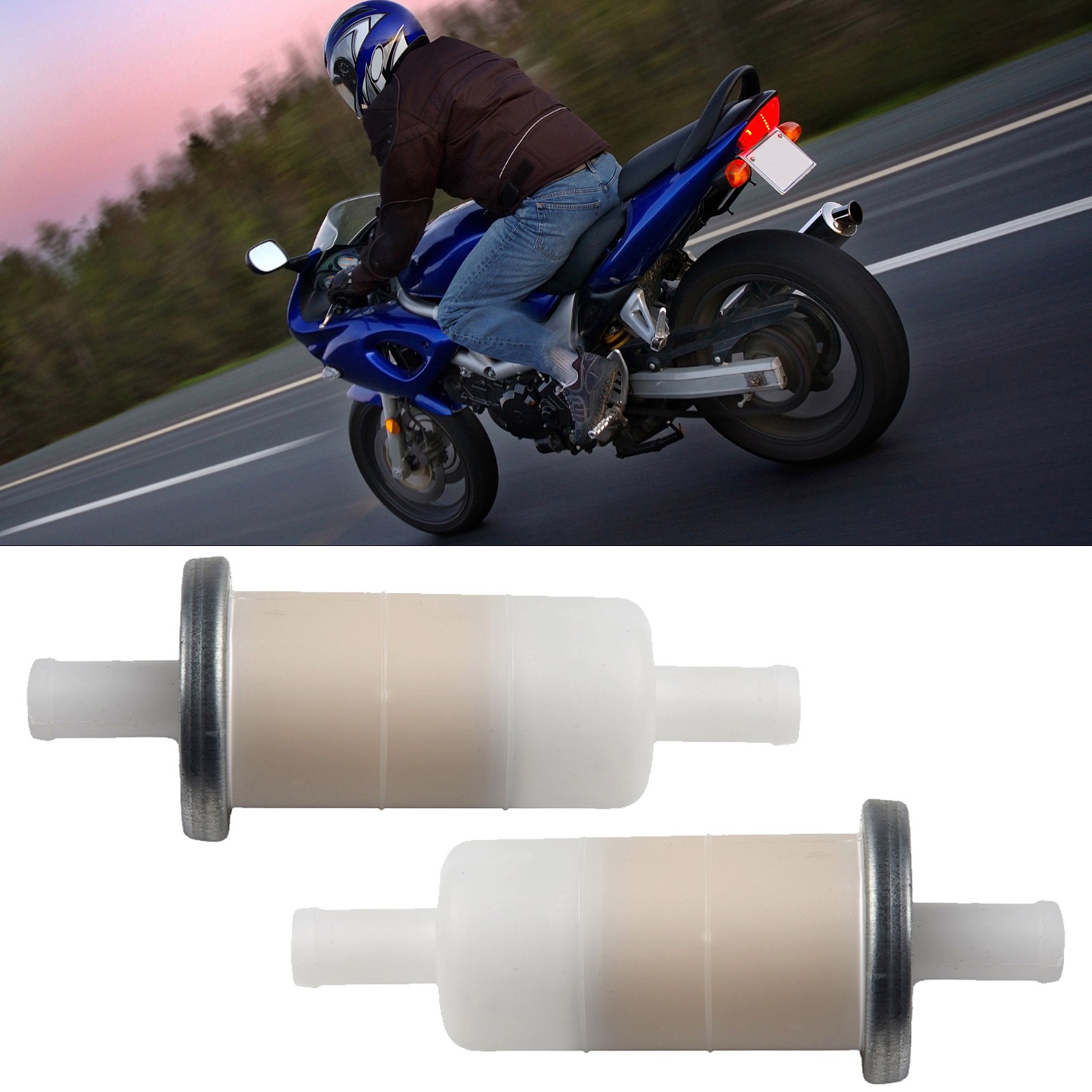 Filtro carburante per Hawk 650 per Honda plastica 16900-MG8-003 diametro 1-1/4\" - Foto 12 di 12