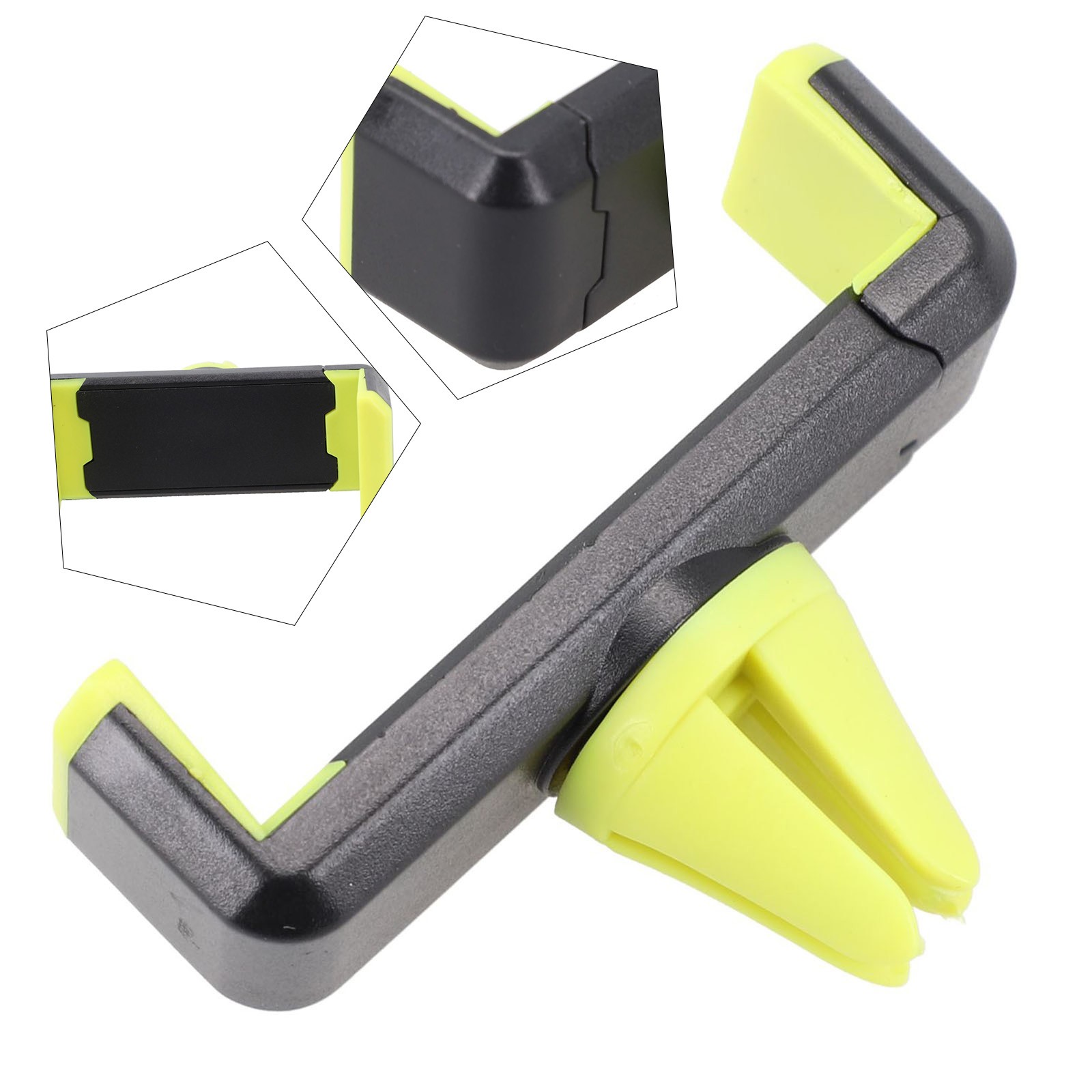Support téléphone voiture support téléphone noir bleu jaune ABS support tél - Photo 15/24