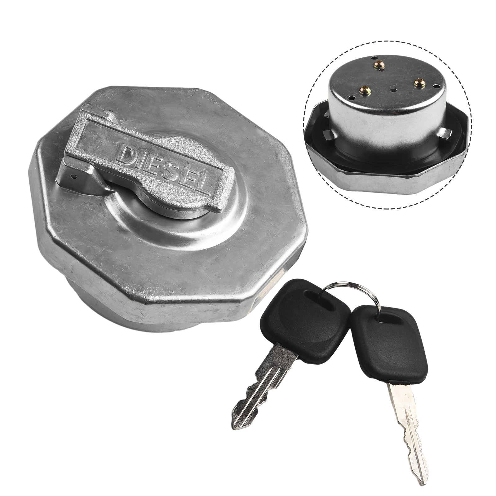 Rugged and Reliable Fuel Cap with Key for ISUZU ELEVEN NPR NQR