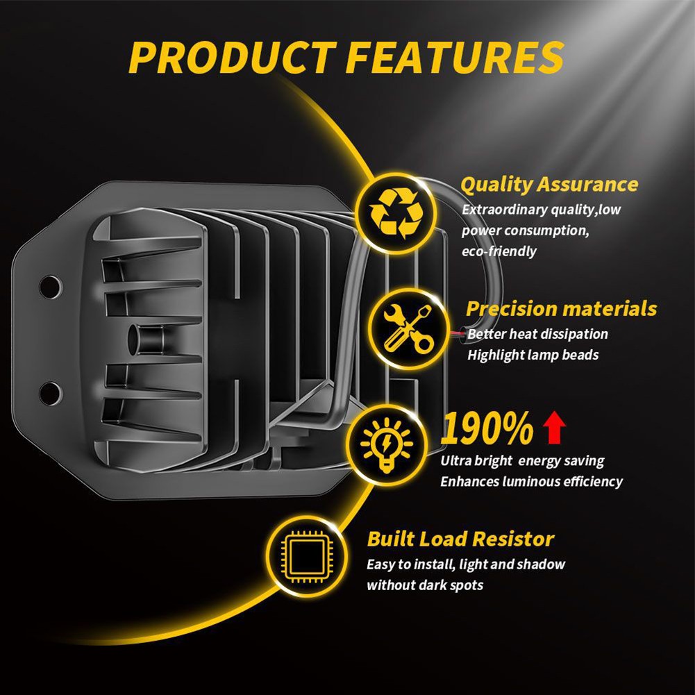High Quality Off Road LED Work Light with Flush Mount for Car and Truck - Picture 30 of 47