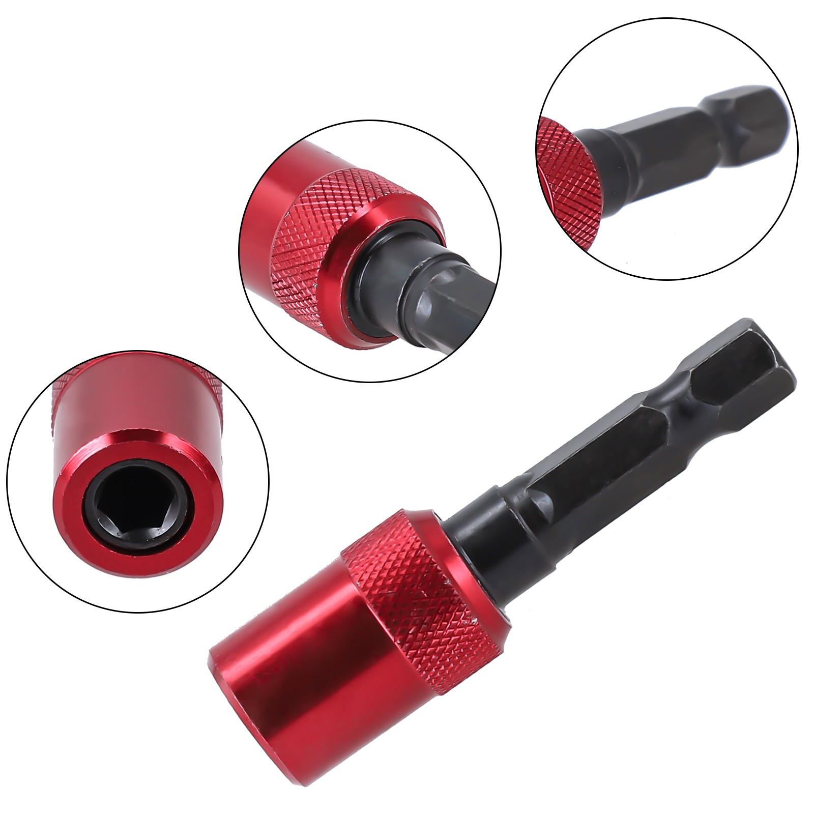 Hex Shank Magnetic Screwdriver Bit Holder Extension Rod 60mm Tool Accessories - Picture 32 of 39