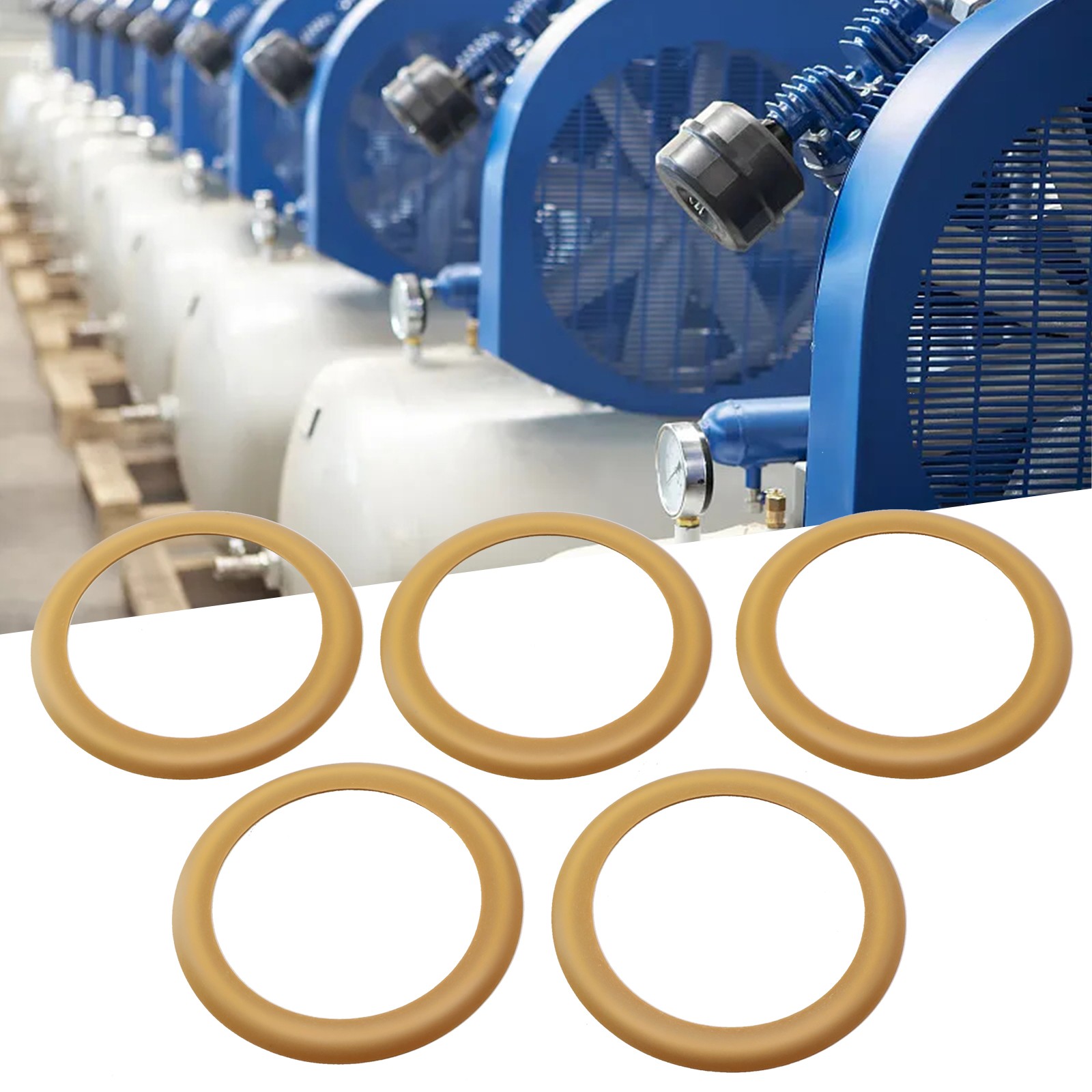 Kolbenringe Pumpe Ersatz Gummi Luftkompressor Luftpumpe Anschluss - Bild 44 von 52