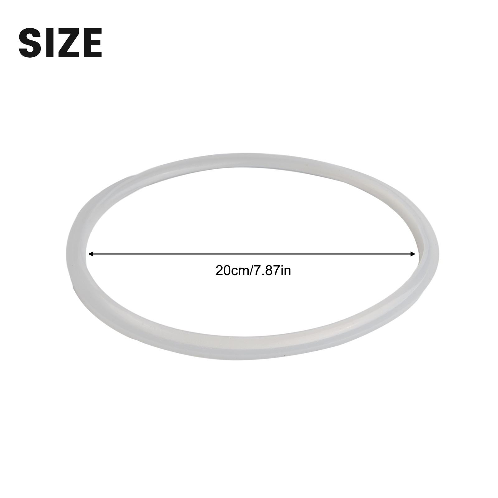 18-32cm Silicone Home Pressure Cooker Seal for RING Rubber Clear Replacement - Picture 15 of 62
