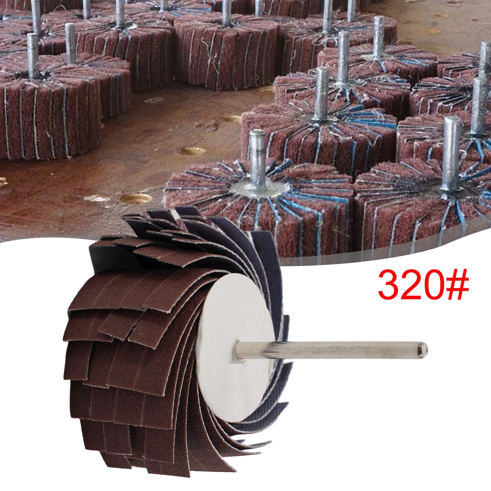 Präzises Schleifen mit 80600 Schleifen Schleifen Lamellenscheibe Rotationswerkz - Bild 27 von 34