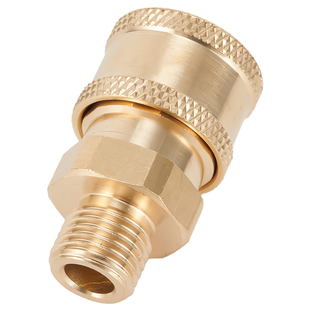 Pressure Washer Coupling Quick Release Adapter 1/4\\\ Male Male Fitting New - Picture 30 of 43