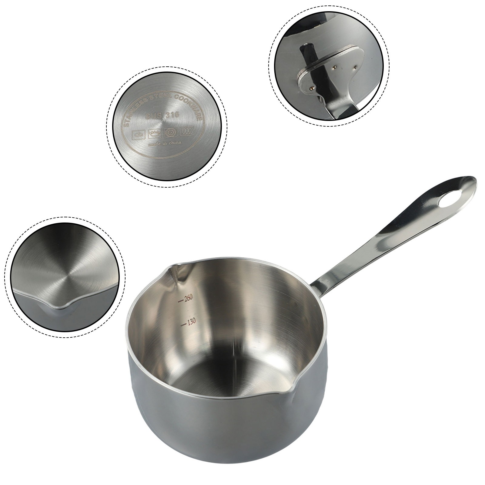 Heat Resistant Saucepan with Ergonomic Design Perfect for Your Cooking Needs