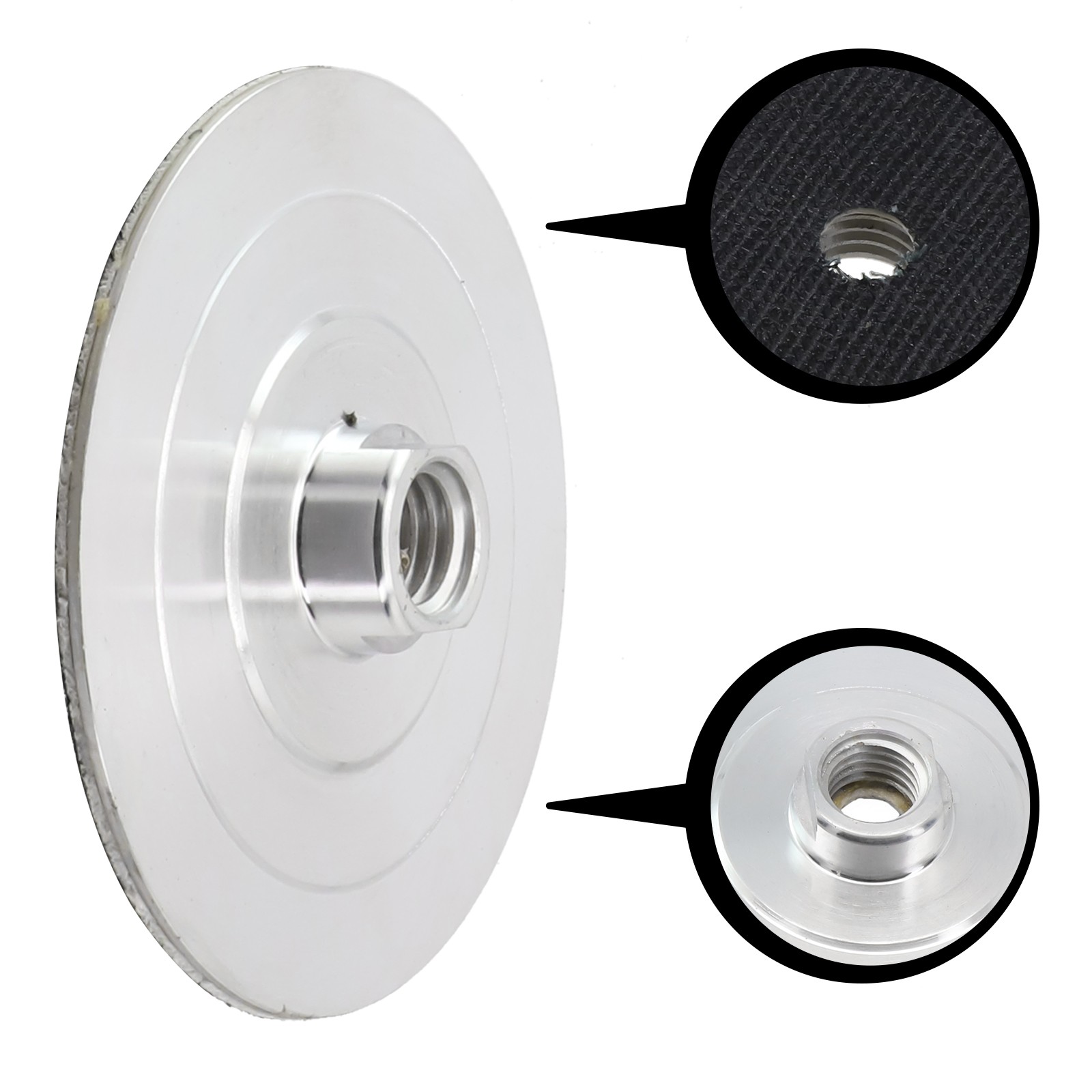 Sleek and Functional 4 Inch Backer Pad Made of Strong Aluminum Material - Picture 57 of 67