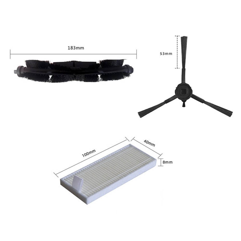 Para 360 S8 S8 Plus Aspirador Robot Rodillo Cepillo Cepillo de Limpieza Negro Blanco - Imagen 36 de 48