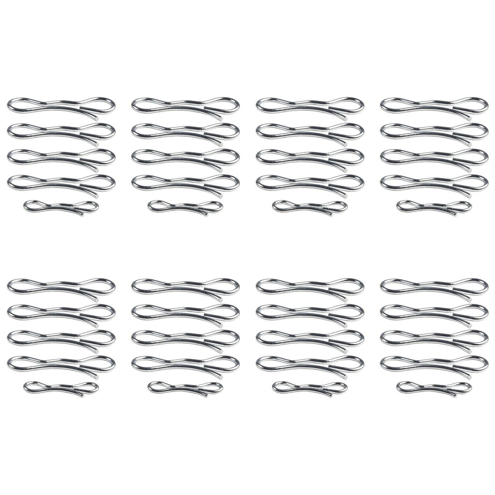 Deck Clip 522194208 522194209 8 pezzi blocco cravatta ad arco Cotter per nuovo Deck Clip 522194208 522194209 8 pezzi blocco cravatta ad arco Cotter per nuovo