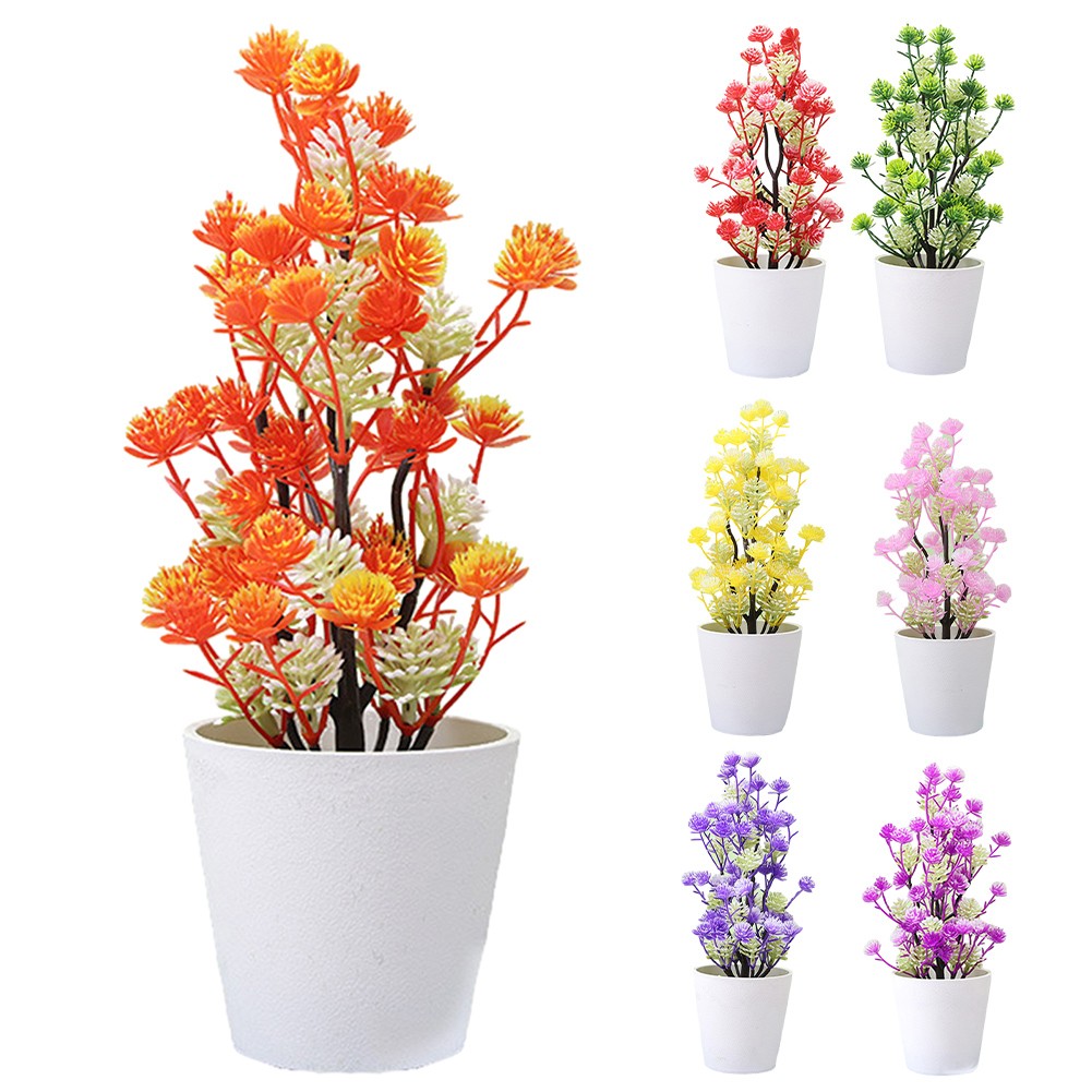 Dekorativer Kunst Bonsai Künstliche Pflanze Blumentopf für Zuhause und Büro - Picture 41 of 43