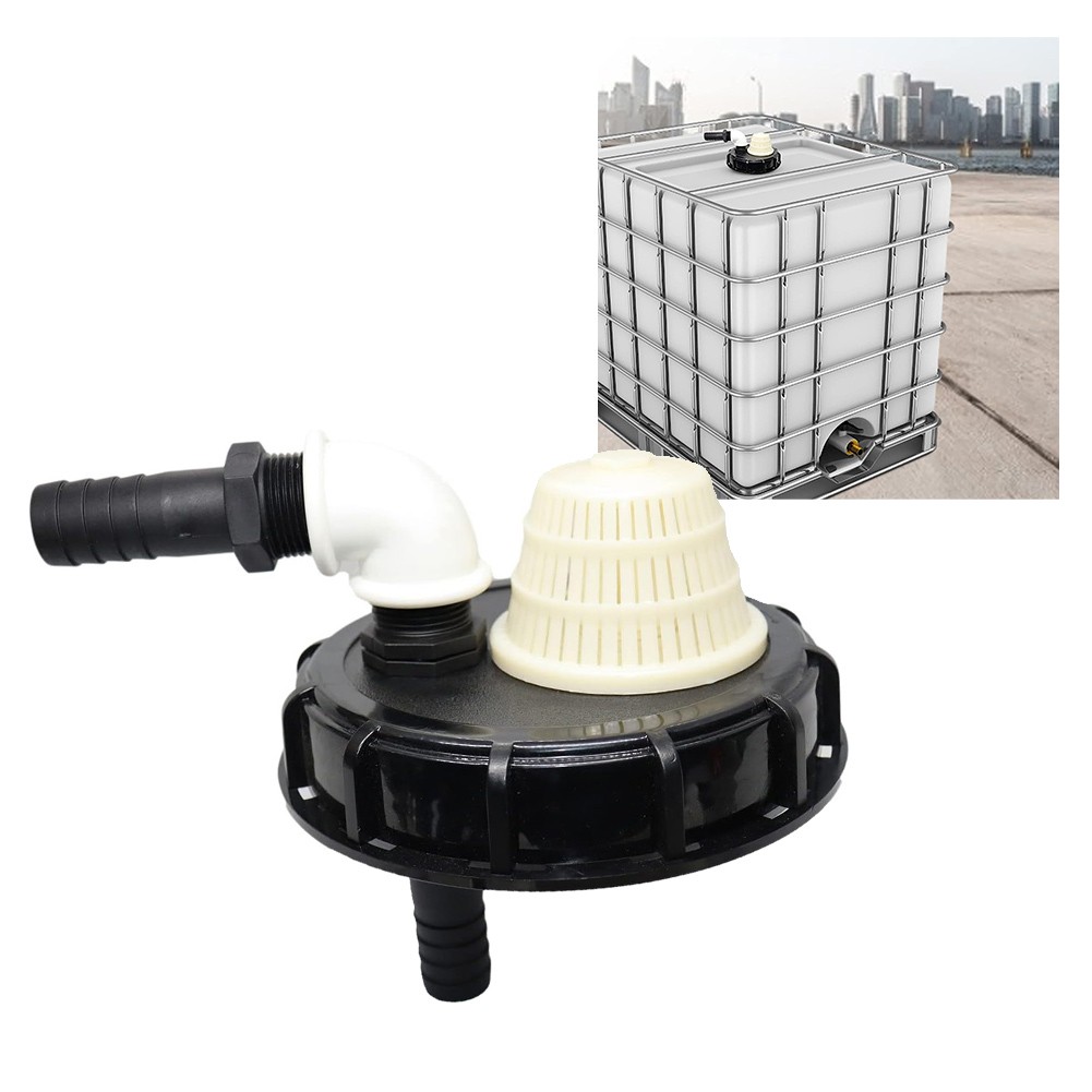 Tank Cover IBC 163 Mm Adapter Cap Garden Irrigation IBC Cap PP Plastic - Foto 3 di 12