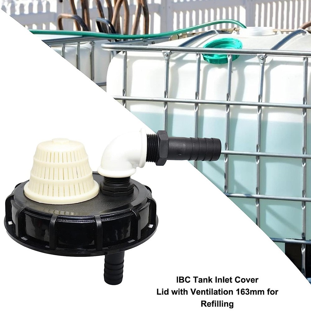 Tank Cover IBC 163 Mm Adapter Cap Garden Irrigation IBC Cap PP Plastic - Foto 5 di 12