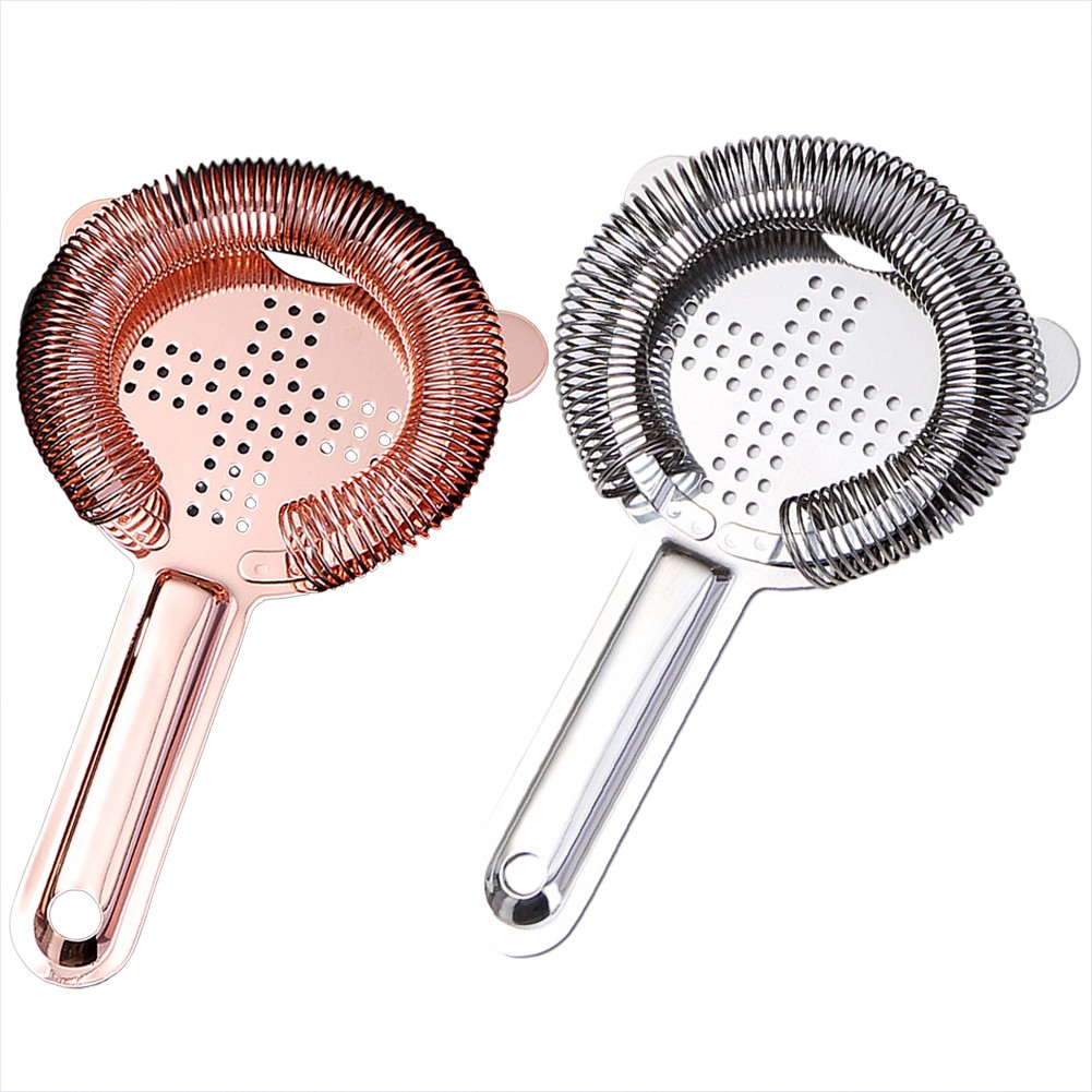 Cocktail Strainer Stainless Steel Ice Filtering Tool Colander Filter for Drink