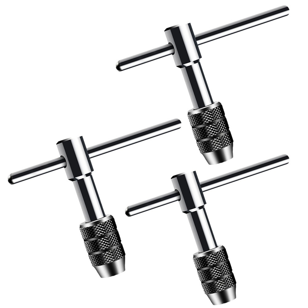 4PCS M3 M5 M6 Taps & T-Handle Wrench Set – Hand Tapping Tools For Aluminum, Wood, Plastic - View #10