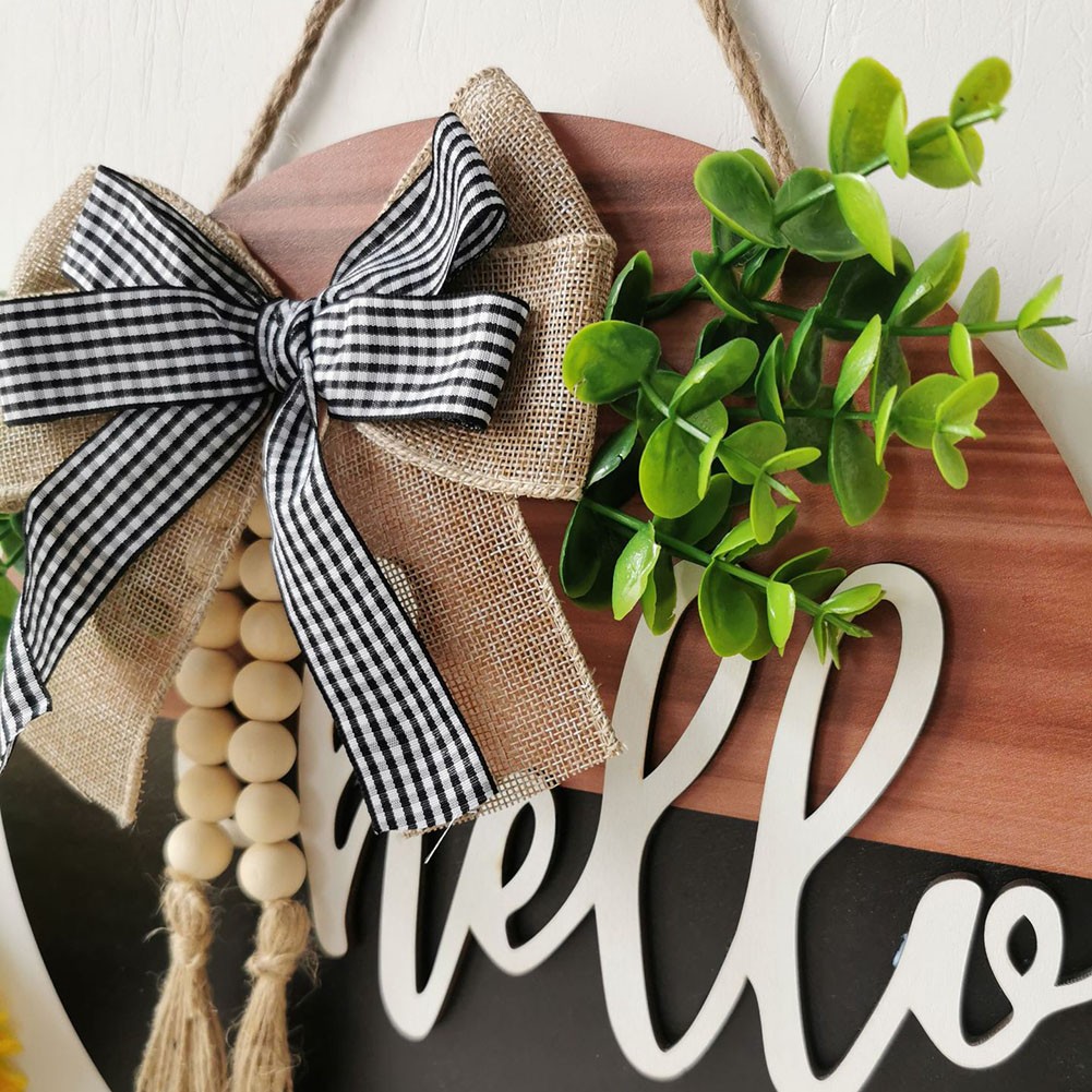 Welcome Sign House Number Full Of Rustic Atmosphere High Quality Plywood - Picture 22 of 27