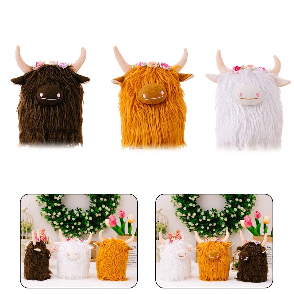 PELUCHE DE VACHE écossaise douce et étreinte des Highlands idéale pour les si EUR 13,15 PELUCHE DE VACHE écossaise douce et étreinte des Highlands idéale pour les si EUR 13,15