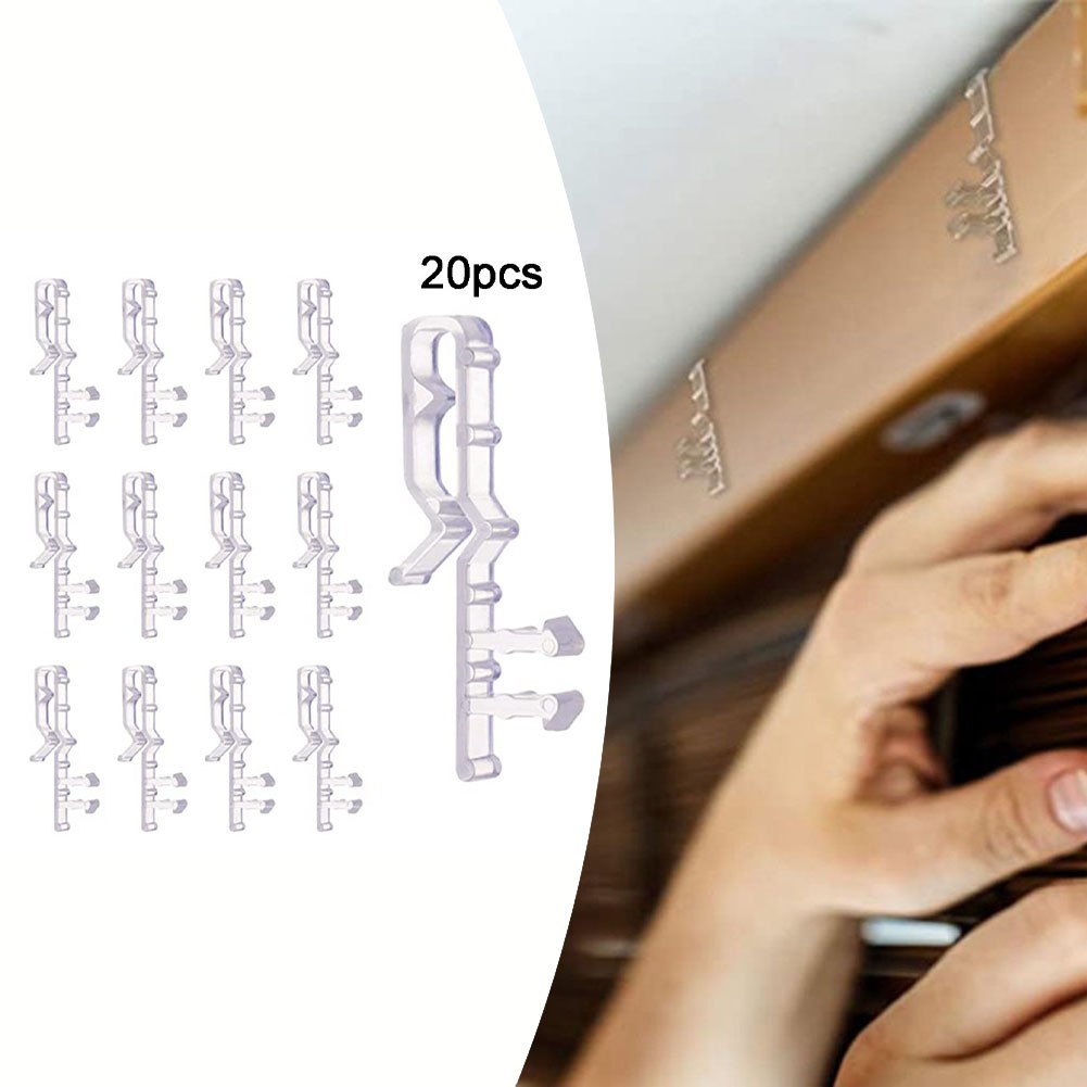Ensure Stability with Venetian Blind Positioning Clip 2 12 Inch Set of 20 - Photo 2/12