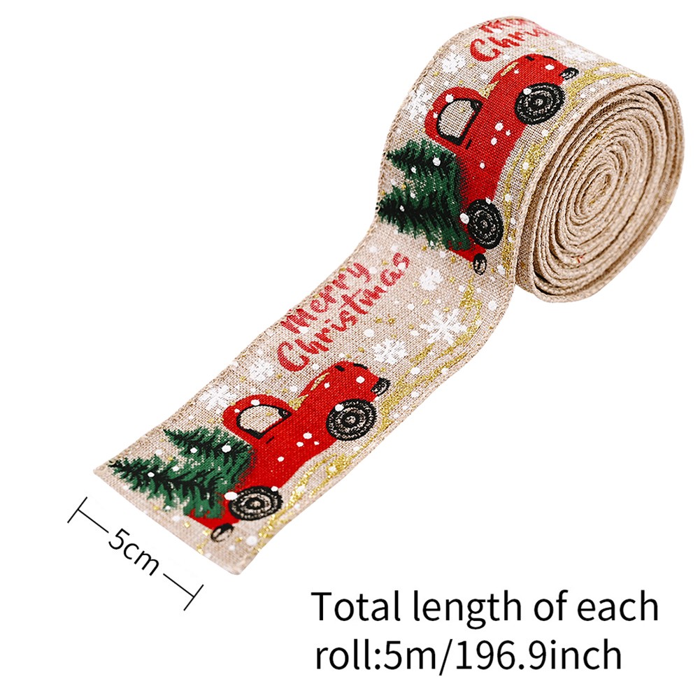 Christmas Car Ribbon 5m Colorful Decoration for Christmas Tree & New Year - Picture 28 of 31
