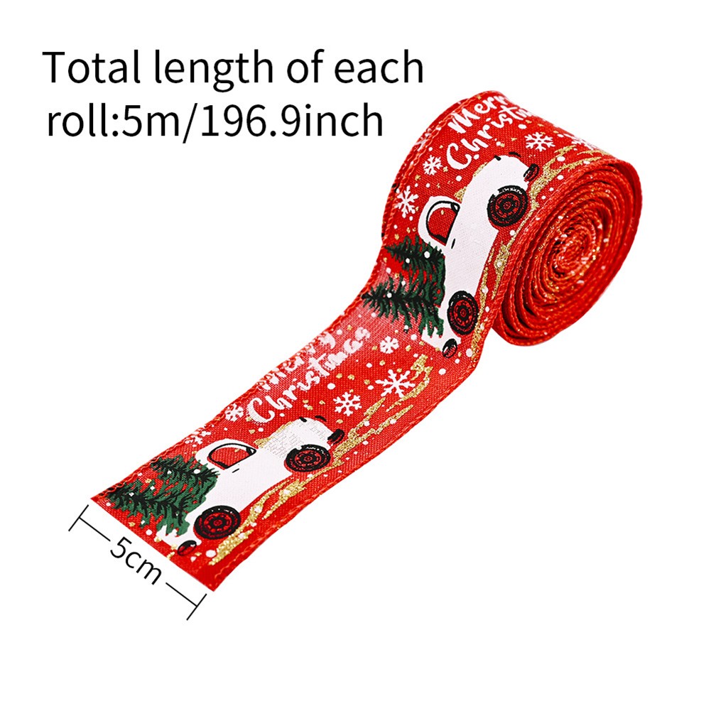 Christmas Car Ribbon 5m Colorful Decoration for Christmas Tree & New Year - Picture 15 of 31