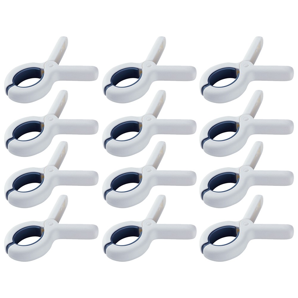 12 Pcs Pince à Séchage Vêtements Porte Serviettes mode de Plage Forte Anti Rouille