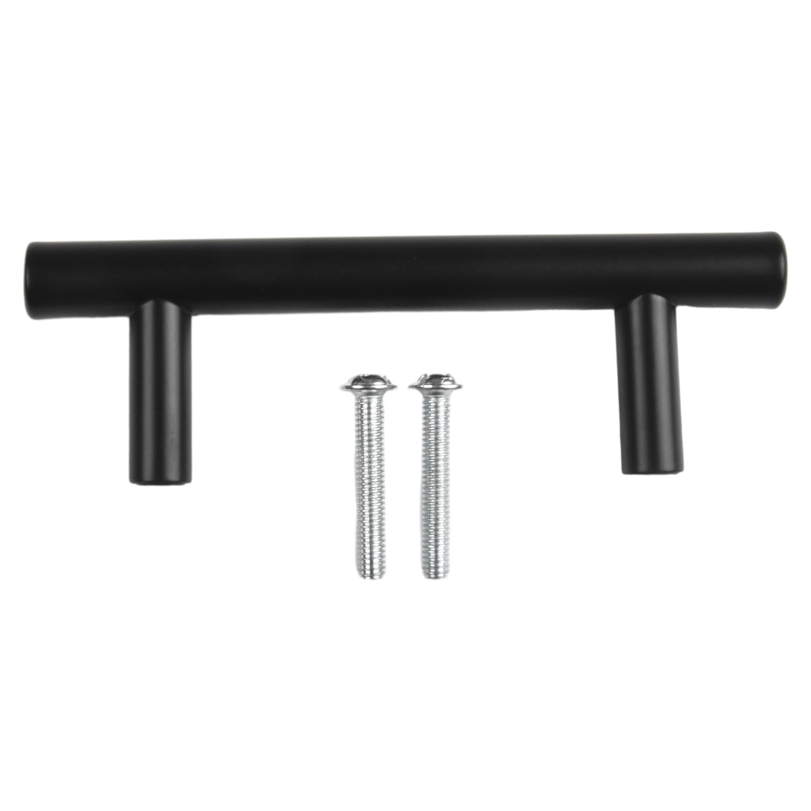 Black Stainless T Bar Kitchen Bathroom Cupboard Cabinet Drawer Door Handle Pull - Picture 35 of 54