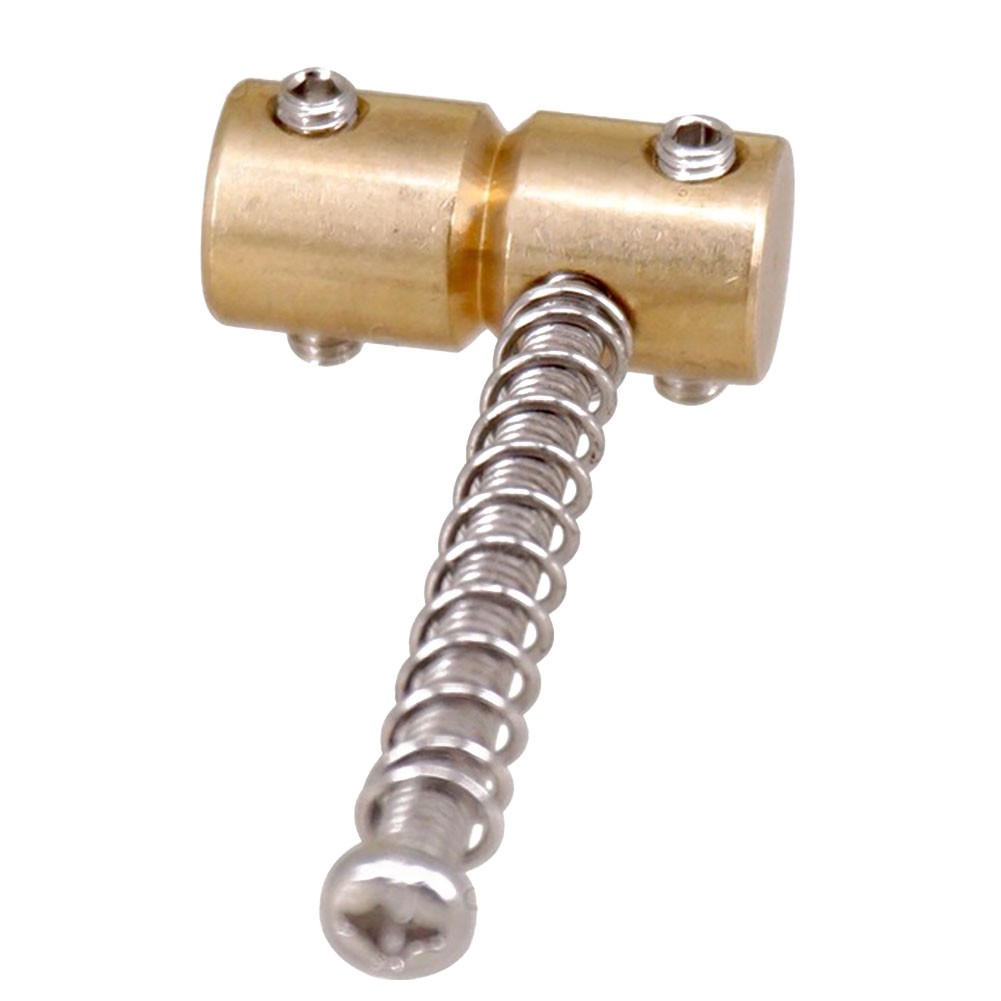 Brass For Electric Bass Bridge Saddle Set 4 Pieces for String Adjustment - Picture 30 of 35